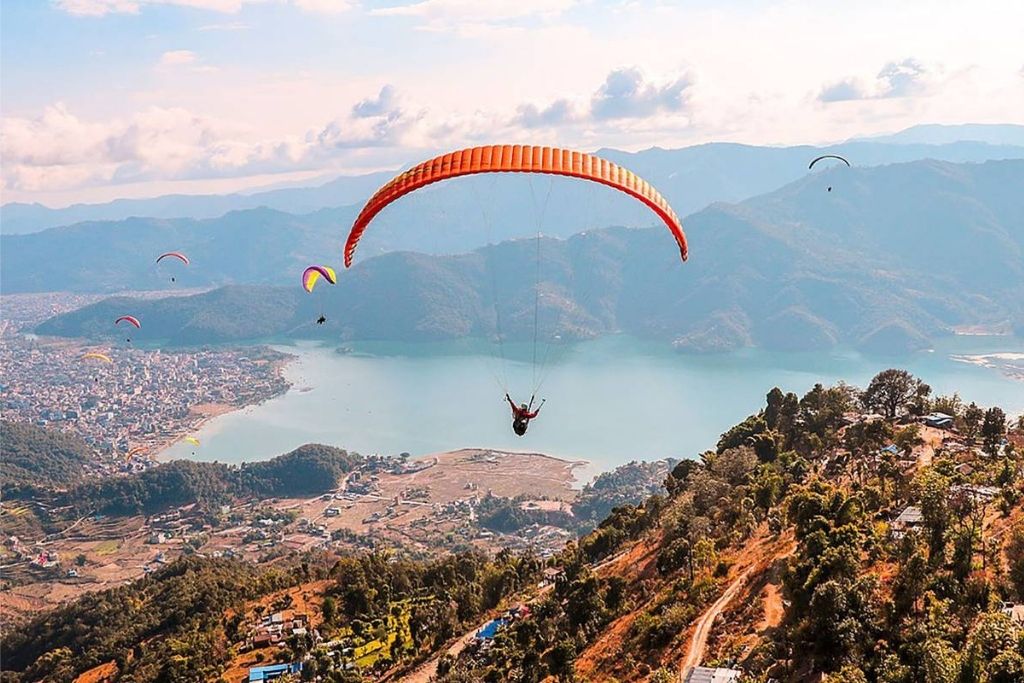 Paragliding in Pokhara