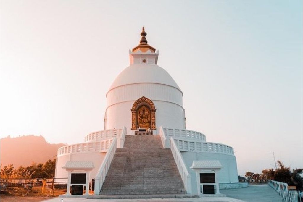 White Peace Pagoda, Pokhara