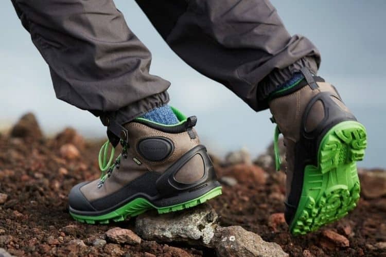 design of trekking shoes