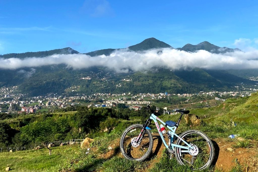 mountain biking in Nepal: Kathmandu