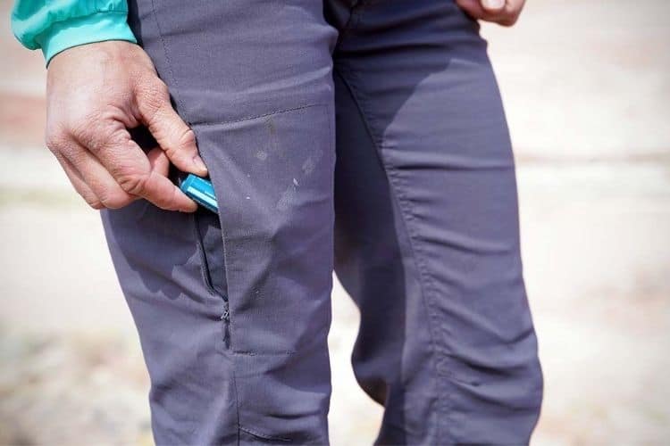 trekking pants and what you will carry in them