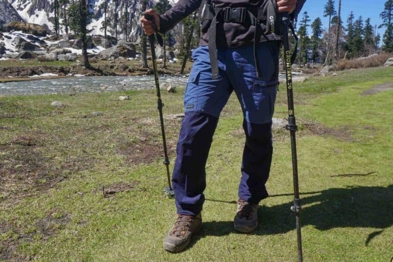 trekking pants: types