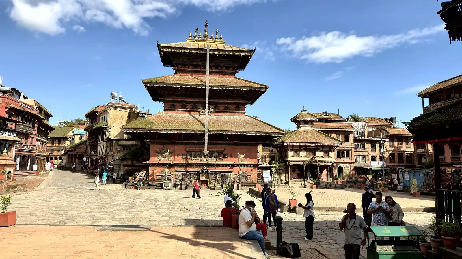 Three-tiered Dattatreya temple in Tachupal (Dattatreya) Square, Bhaktapur